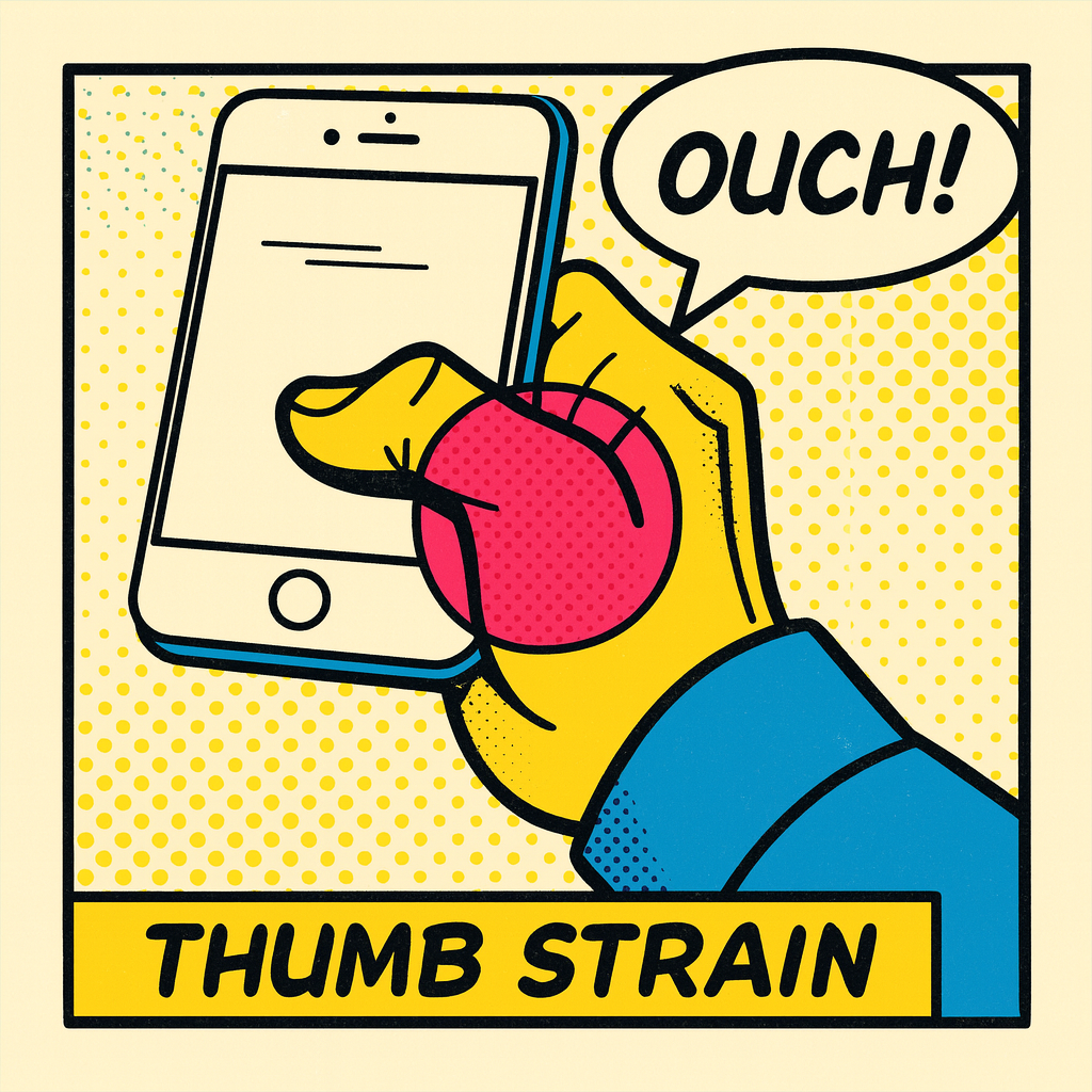 Thumb Strain from phone use