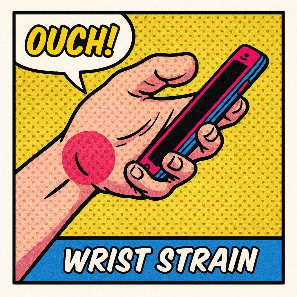 Wrist Strain from gripping phone